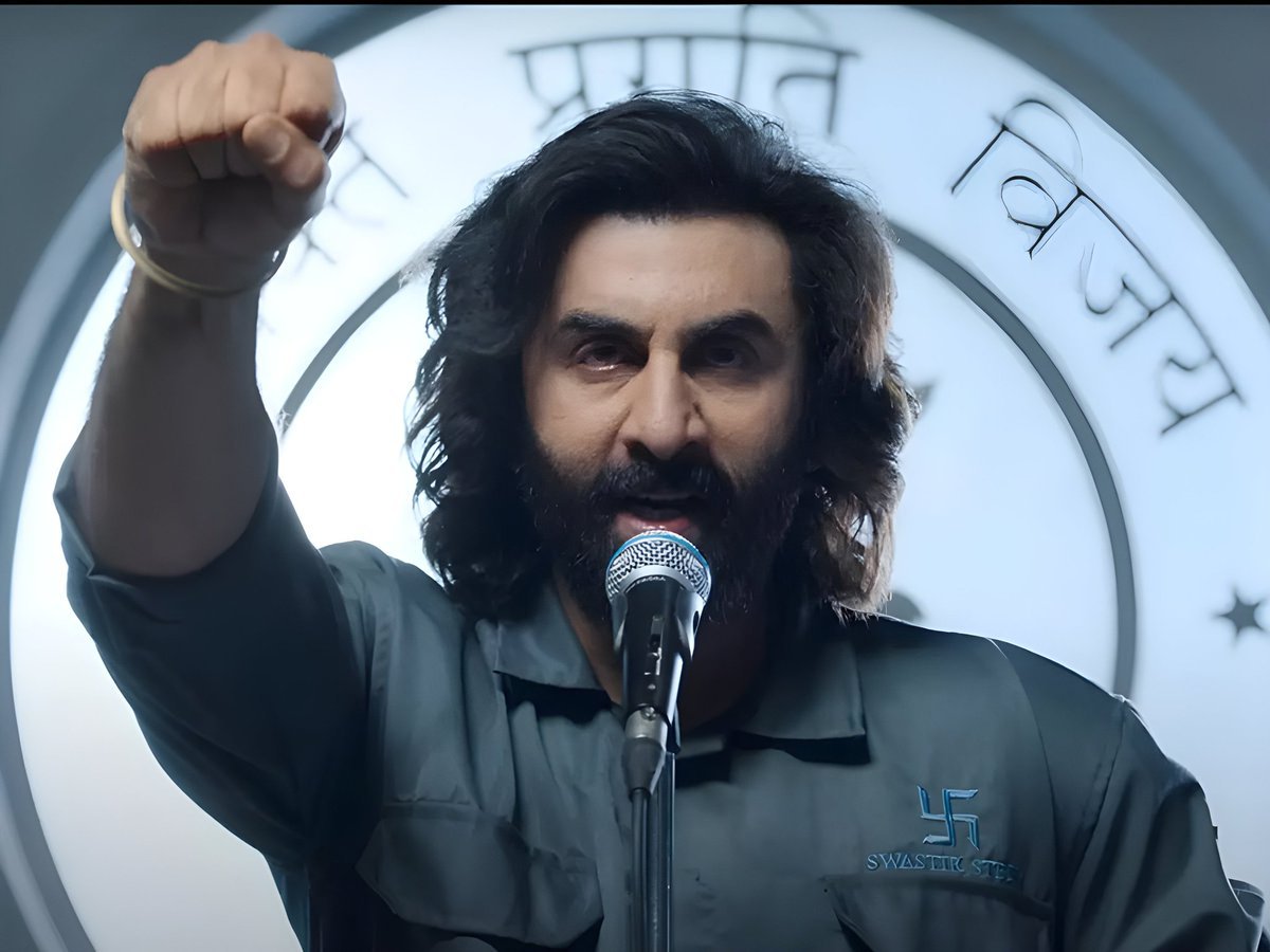 Ranbir Kapoor Animal Fist Pump