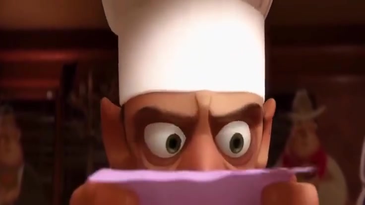 Chef Skinner reading the letter