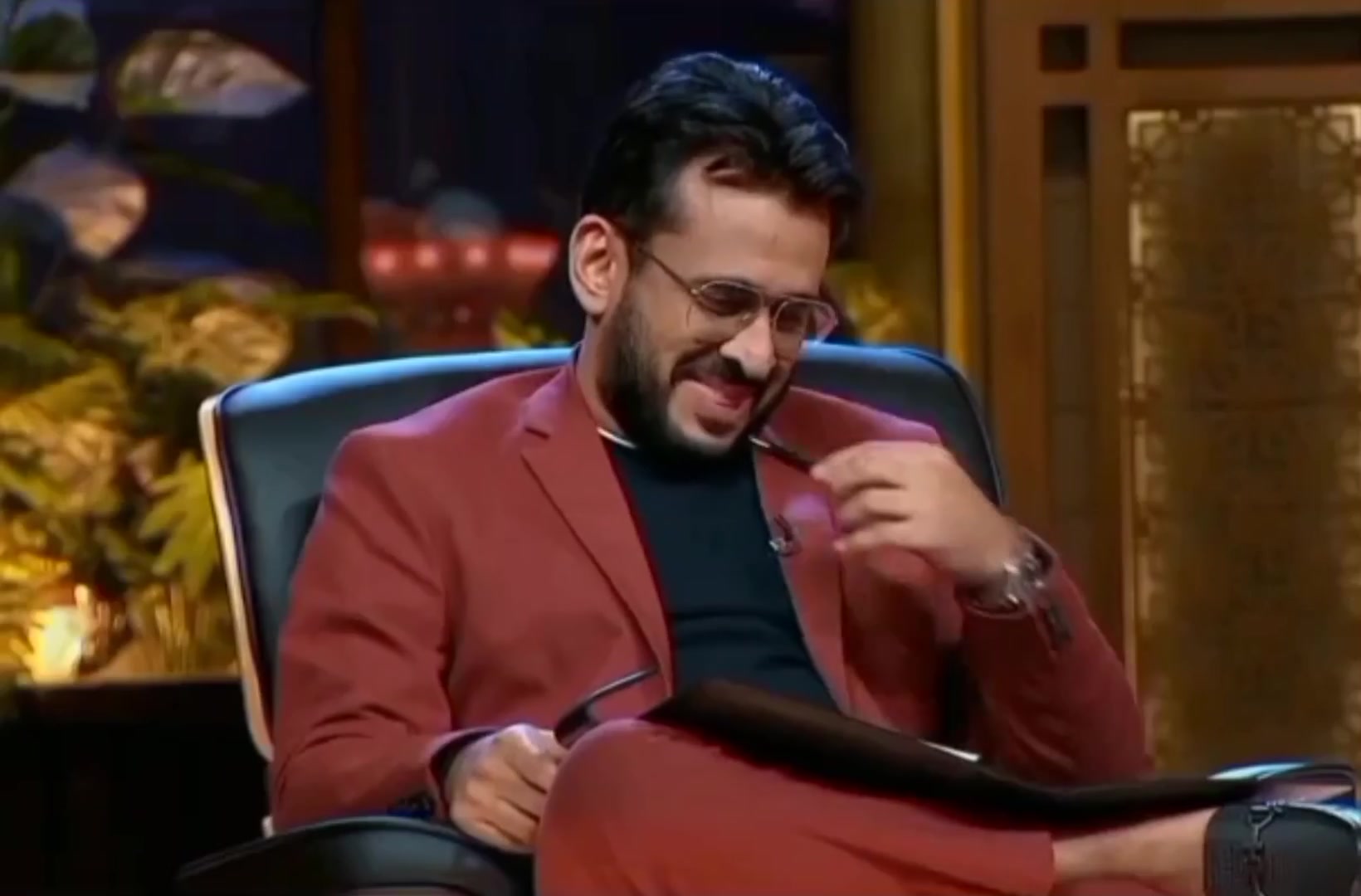 Ashneer Grover Hiding Face With Folder