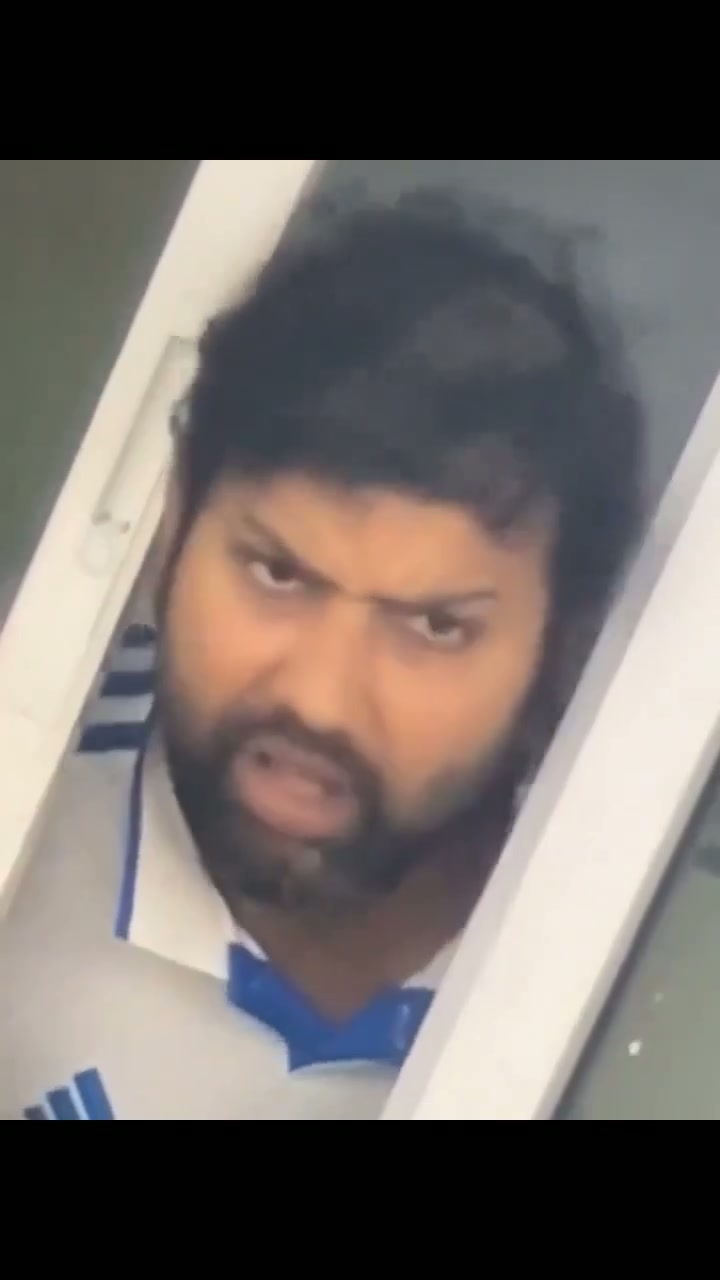 Rohit Sharma angry reaction