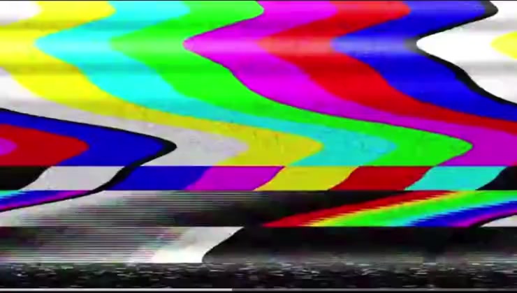 TV Signal Glitch Test Pattern