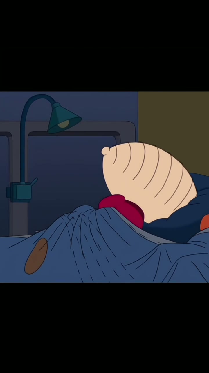 Stewie Griffin Disappointed Under the Covers