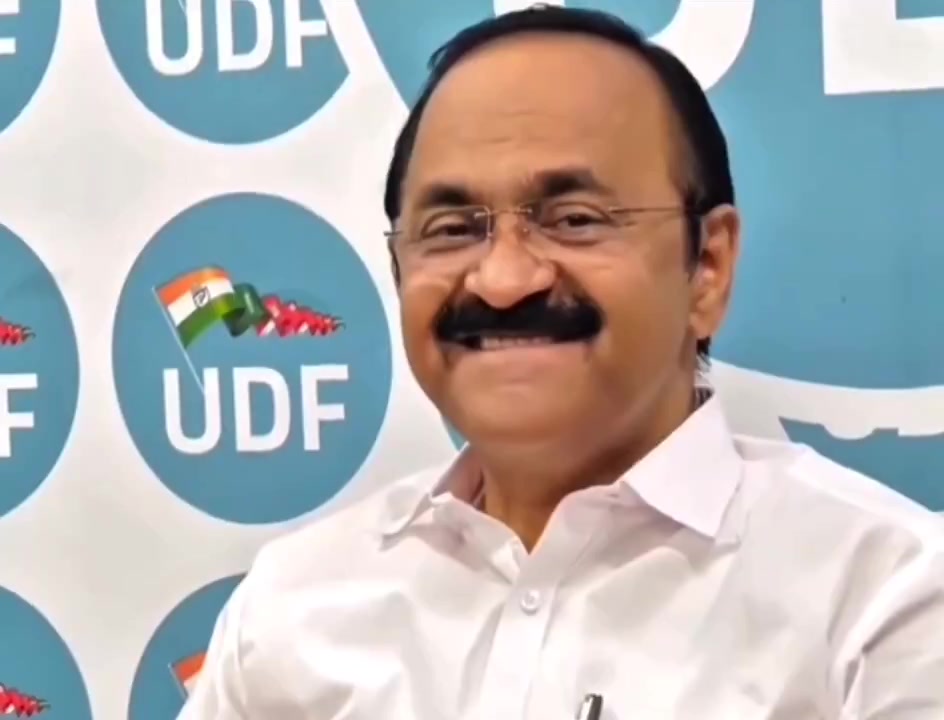 VD Satheesan Smiling Reaction