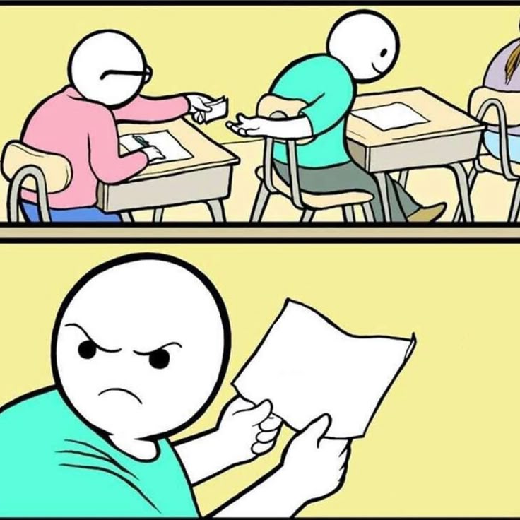 Passing a Note Meme Template