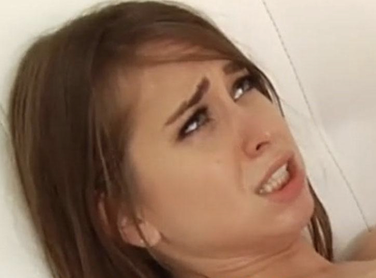 Riley Reid disgusted face