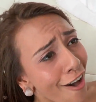 Riley Reid crying cum face