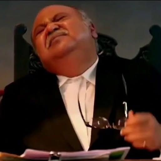 Tired Judge Facepalm