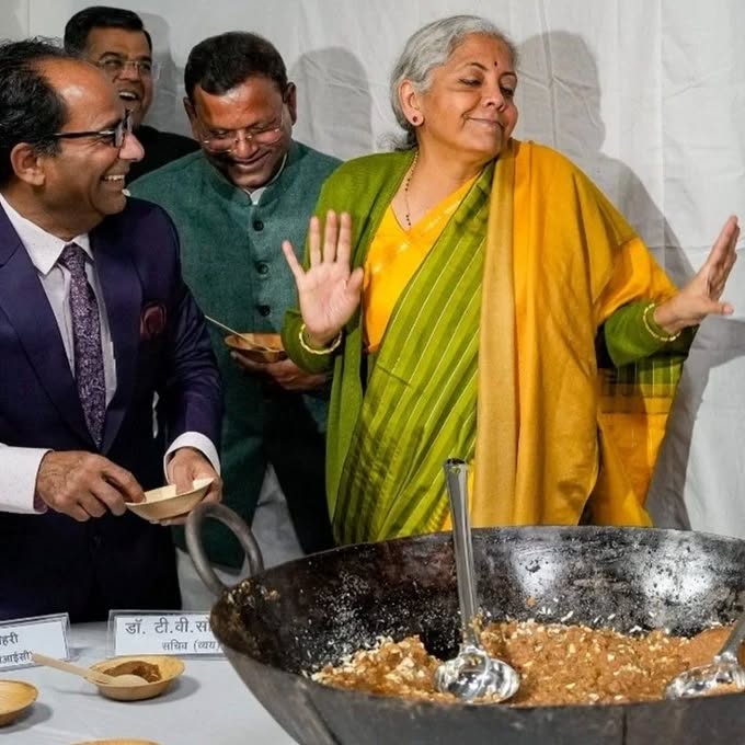 Nirmala Sitharaman halwa ceremony reaction